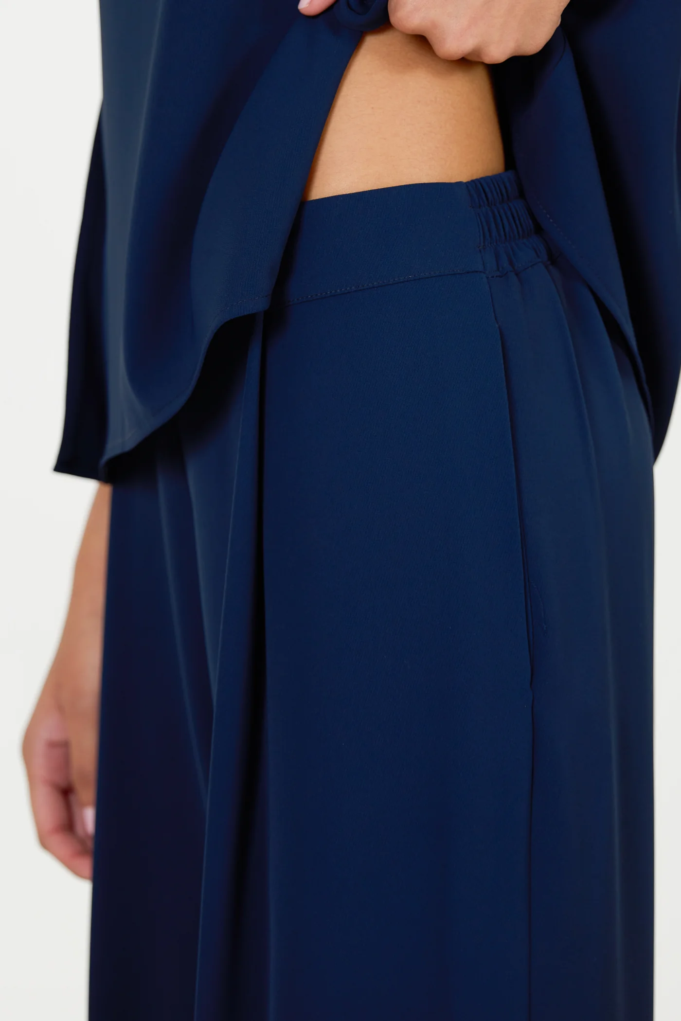 Blanchett Pleated Trousers | Navy - Image 2