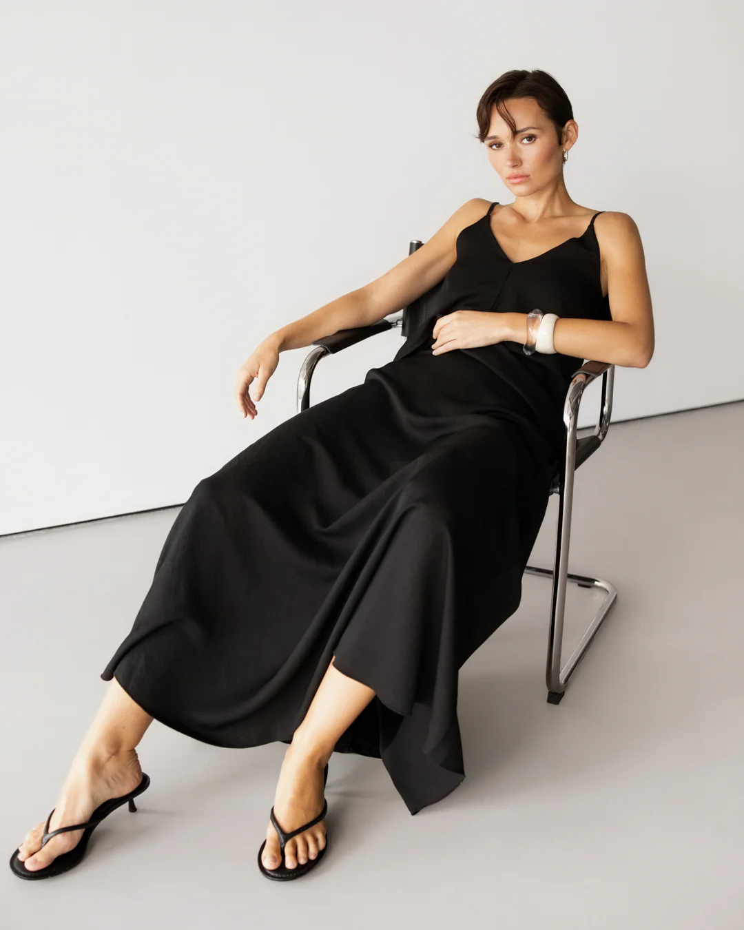 Willa Elastic Waist Skirt | Black - Image 3