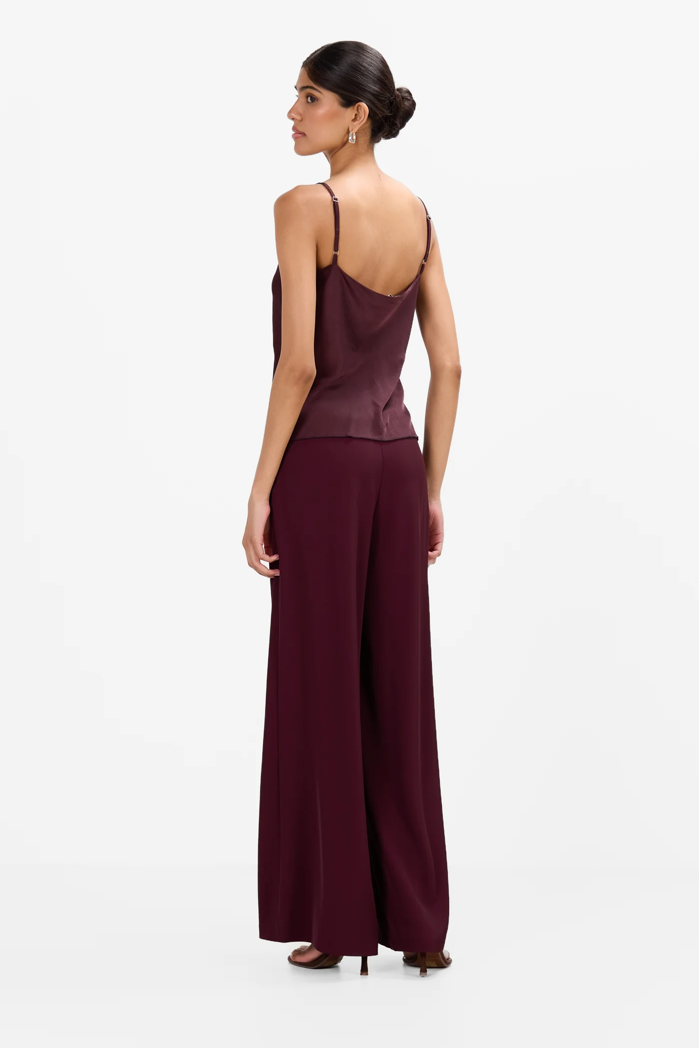 Zuri Trousers | Burgundy - Image 4
